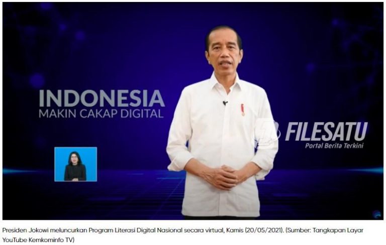 Luncurkan Program Literasi Digital Nasional, Presiden: Dorong ...