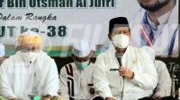 Sekda Blitar Izul Marom memberikan Sambutan Dalam Acara HUT ke 38 Tahun RSUD Ngudi Waluyo Wlingi di Dampingi Habib Jaffar Bin Utsman Al Jufri