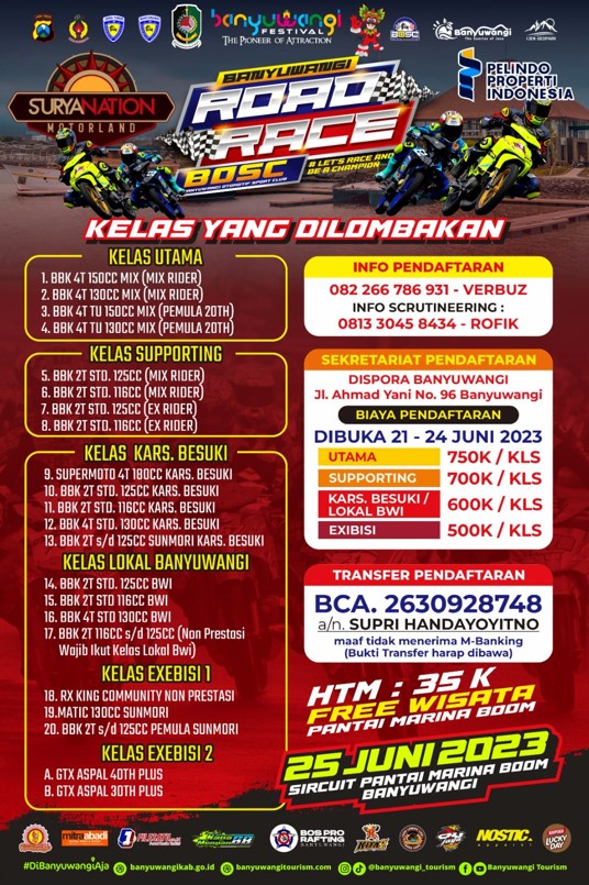 Kelas Banyuwangi Road Race BOSC 2023 – File Satu