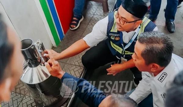 Bupati Karawang saat Sidak SPBU