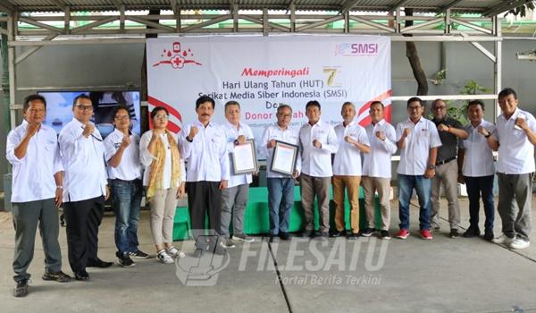 DPP SMSI saat memperingati HUT SMS ke 7 tahun 2024