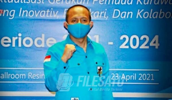 Ketua KNPI Karawang Guntar Mahardika