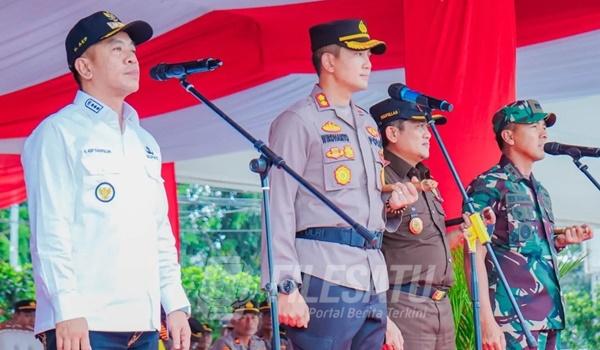 Apel Gelar Pasukan Operasi Kepolisian Terpusat Ketupat Lodaya 2024 Karawang