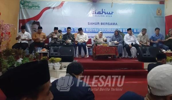 Hj. Shinta Nuriyah Sahur Keliling Bersama di Bio Tjou Soe Kong Karawang