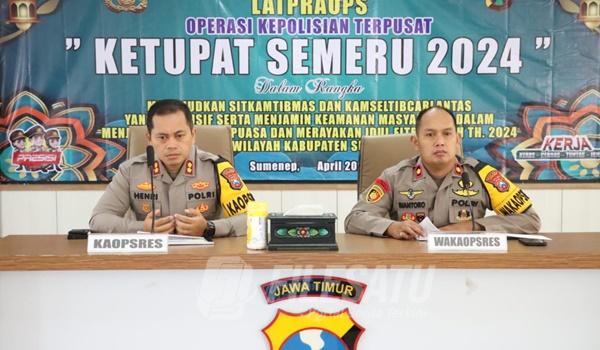 Konferensi Pers yang Polres Sumenep