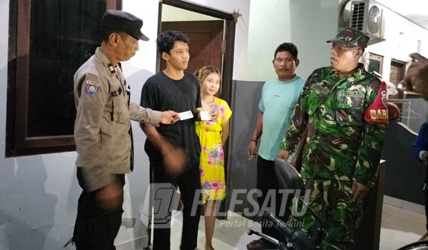 Polsek Denbar Bersama Tiga Pilar Sisir Duktang Dan Rumah Pemudik