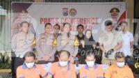 Press Conference yang digelar Polres Jember Polda Jatim Press Conference yang digelar Polres Jember Polda Jatim