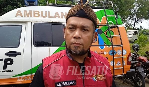 Asep Mulyana Ketua Relawan Karawang Tanggap Peduli