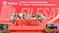 Groundbreaking PT Yadea Elektronik Indonesia