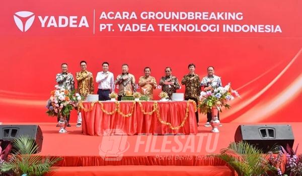 Groundbreaking PT Yadea Elektronik Indonesia