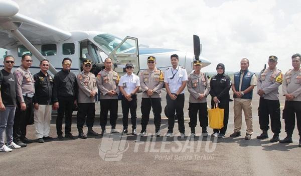 Kapolres Sumenenp saat kunjungan kerja ke tiga polsek di Kepulauan