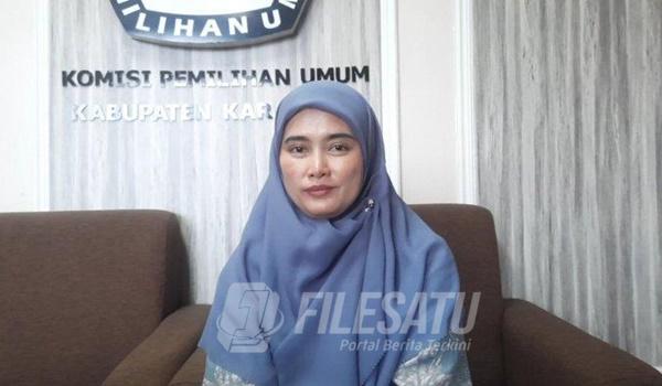 Ketua KPU Karawang Mary Fitriana