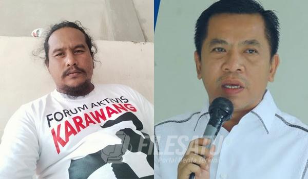 Ketua Paguyuban Sundawani H. Ranzes dan H. Aep Syaepuloh