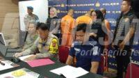 Konferensi Pers yang digelar Polres Karawang