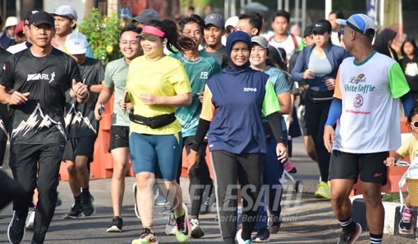 Fun Day yang digelar dalam HUT Bhayangkara ke 78 di Karawang