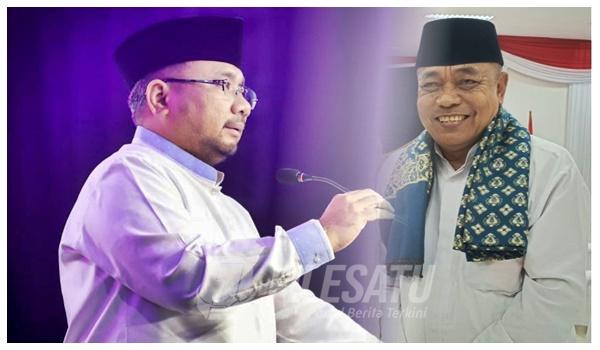 Menag RI Yaqut Cholil Qoumas dan Ketua LMP Mada Jabar H. Awandi Siroj Suwandi