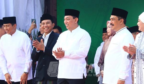 KAPOLRI Jenderal Polisi Drs. Listyo Sigit Prabowo usai berangkatkan pendistribusian khewan qurban