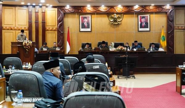 DPRD Kabupaten Sidoarjo saat menggelar rapat Paripurna