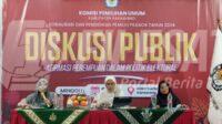 KPU Karawang Gelar diskusi Publik