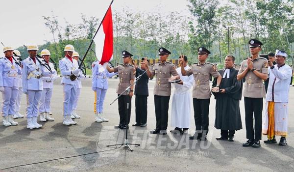 Kapolda Sumsel Irjen A Rachmad Wibowo Lantik 167 Bintara Polri Lulusan Pendidikan Pembentukan di SPN Betung