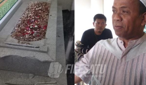 Makam Keramat di Masjid Agung Syekh Quro di rusak