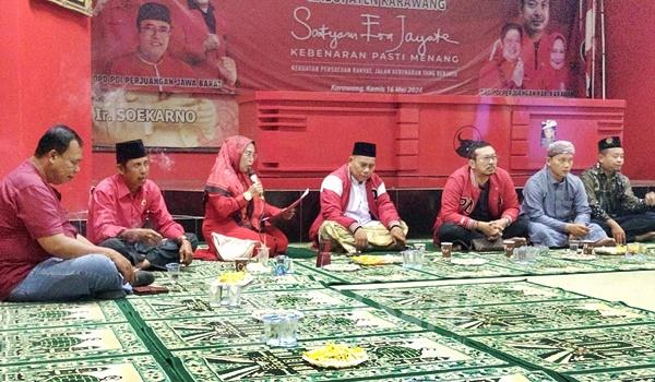 PDI Karawang gelar peringatan Kudatuli 27 Juli 2024 dengan do'a bersama