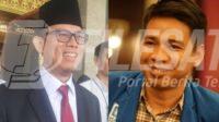 Pj Bupati Ogan Komering Ulu (OKU) Teddy Meilwansyah dan Wakil Ketua I DPD PAN OKU