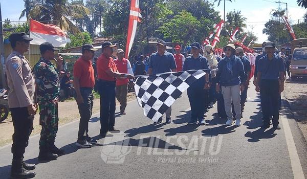 Camat Puger Subagiyo Mengikuti Gerak Jalan Tradisional Jogertra 6 Km Tahun 2024