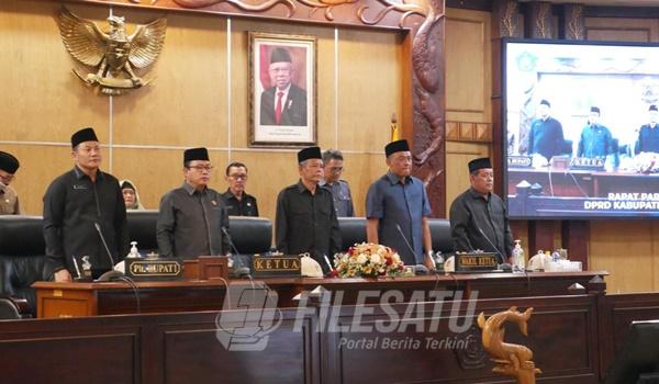 DPRD Kabupaten Sidoarjo saat menggelar rapat Paripurna