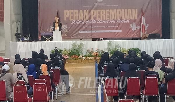 KPU Karawang Gelar Sosialisasi Pendidikan Pemilih Bagi Perempuan