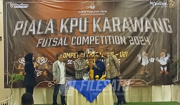 Kompetisi Futsal U18 yang digelar KPU Karawang