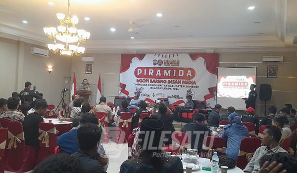 Polres Sumenep saat gelar Ngopi bareng Insan Pers