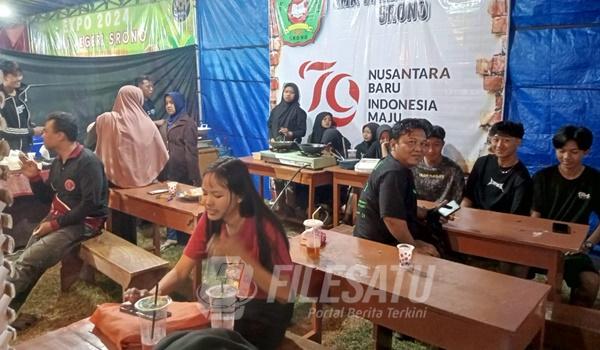 Stand SMKS Taruna Mandiri Srono dalam Expo Kecamatan Srono