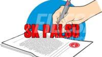Ilustrasi SK Palsu Ilustrasi SK Palsu