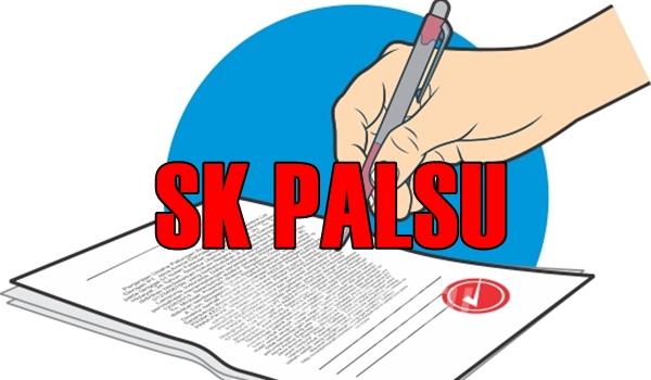 Ilustrasi SK Palsu