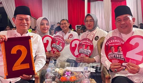 Paslon Fikri dan Syamdakir Dengan slogan Ber- Fikir ini mendapatkan no urut 2