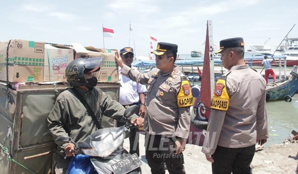 Patroli Skala Besar Dan Razia di Pelabuhan Kalianget