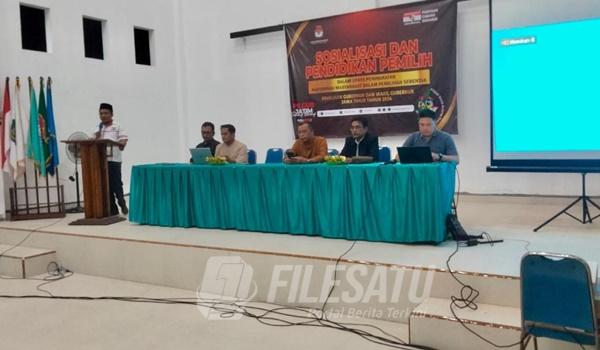 Sosilaisasi dan Pendidikan Pemilih yang digelar KPU Sidoarjo