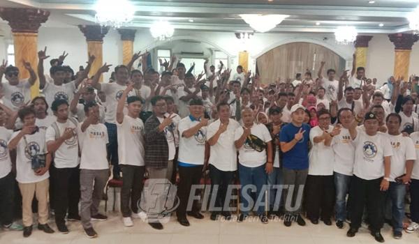 Kosolidasi yang digelar Relawan Bursa Karawang untuk Pemenangan Paslon 02