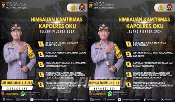 Imbauan Kamtibmas Polres OKU