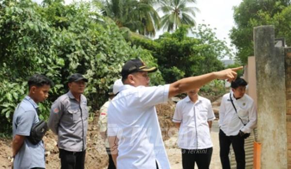 Progres Kegiatan Proyek APBD Di Dinas Perkim Langsung Di Tinjau Kajari OKU