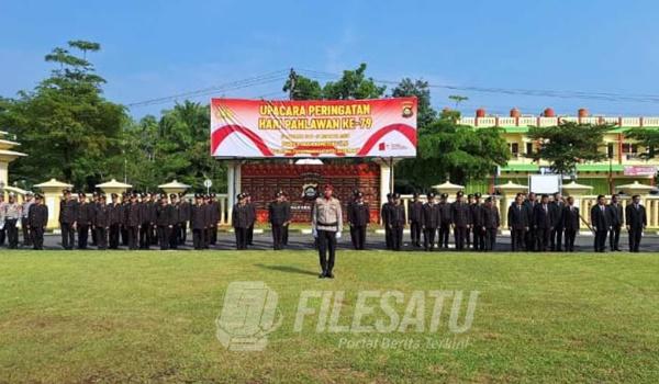 Upacara peringatan Hari Pahlawan ke 79 di Kabupaten OKU