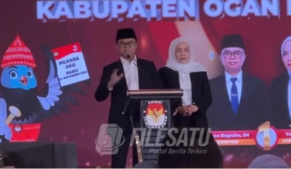 Yudi Purna Nugraha (YPN) Calon Bupati OKU saat debat