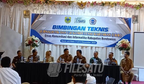 Bimbingan Teknis dan UKW yang digelar SMSI