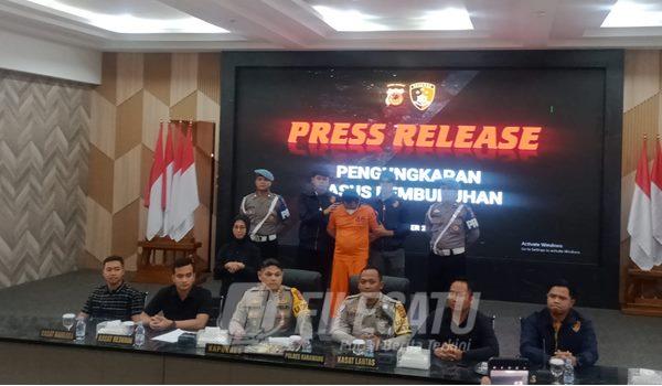 Konferensi Pers yang digelar Polres Karawang