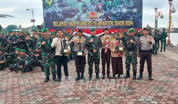 Para juara lomba dalam rangka Hari Juang ke 76 Tahun 2024