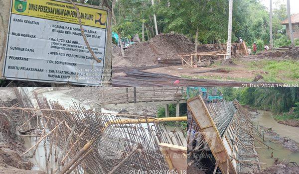 Proyek normaisasi sungai di Prabumulih