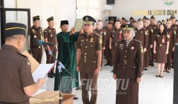 Rotasi Jabatan Di Kajari OKU Kasi Pidum dan Kasi Datun