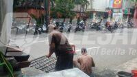 Drainase penyebab pengedara motor terjatuh Drainase penyebab pengedara motor terjatuh