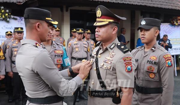 Kapolres Jember Pimpin Serah Terima Jabatan Pejabat Utama Polres